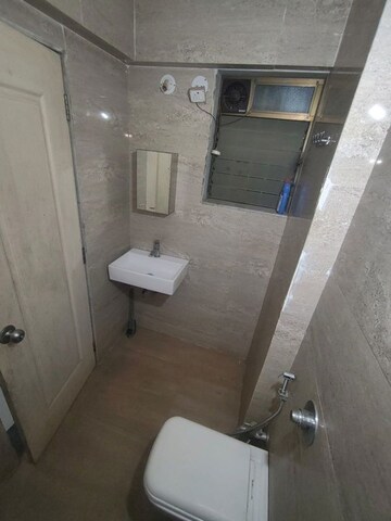 Bathroom in 1 BHK Apartment at Cosmos Jewels, Ghodbunder Road – for Sale