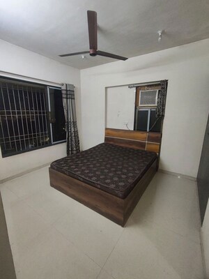 Master Bedroom in 1 BHK Apartment at Cosmos Jewels, Ghodbunder Road – for Sale