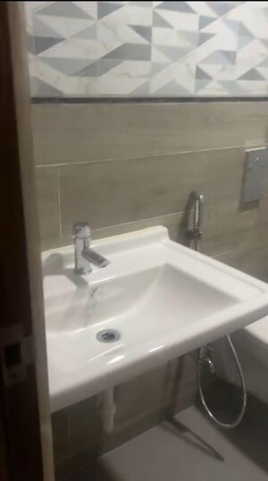 Bathroom in 2 BHK Apartment at Shapoorji Pallonji Joyville Hinjewadi, Hinjewadi – for Rent