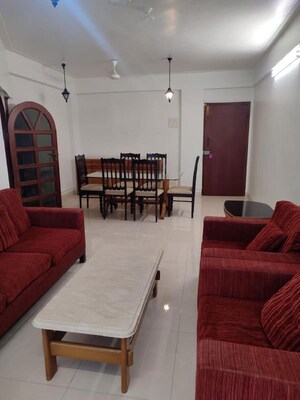 Living Room in 2 BHK Apartment at Juhu – for Rent