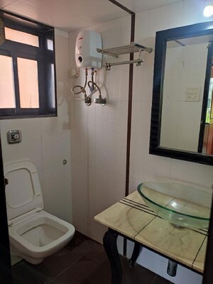 Bathroom in 2 BHK Apartment at Juhu – for Rent