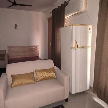 Living Room in 1 RK Apartment at Supertech Czar Suites, Omicron I Greater Noida – for Sale