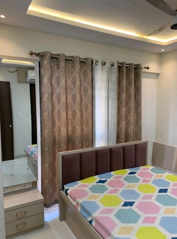 Bedroom in 1 BHK Apartment at Runwal Eirene, Balkum Pada – for Rent