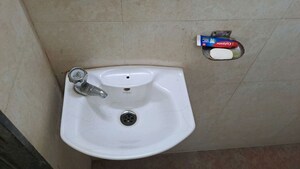 Bathroom in 2 BHK Apartment at Poonam Apartments Worli, Worli – for Rent