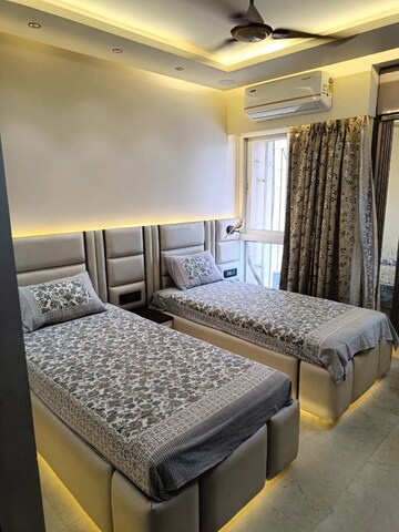 Bedroom in 3 BHK Apartment at Dosti West County Phase 2 Dosti Cedar, Balkum Pada – for Rent