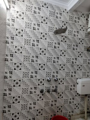 Bathroom in 1 BHK Builder Floor at Nehru Nagar – for Rent