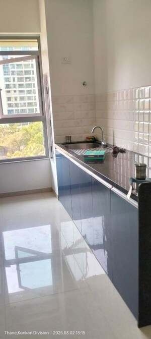 Balcony in 2 BHK Apartment at Kalpataru Immensa, Kolshet Road – for Rent