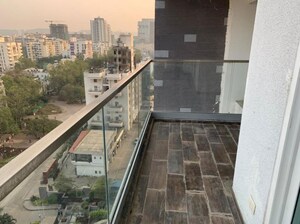 Balcony in 2 BHK Apartment at Nahar F Residences, Balewadi – for Rent