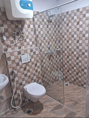 Bathroom in 3 BHK Apartment at Gomti Nagar – for Rent