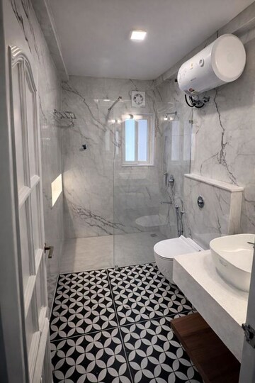 Bathroom in 3 BHK Apartment at Regency Heights Frazer Town, Frazer Town – for Rent