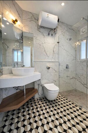 Bathroom in 3 BHK Apartment at Regency Heights Frazer Town, Frazer Town – for Rent