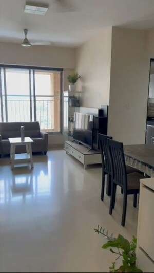 Living Room in 2 BHK Apartment at Lodha Aqua, Mira Road – for Rent