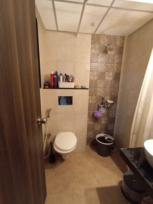 Bathroom in 2 BHK Apartment at Lodha Aqua, Mira Road – for Rent