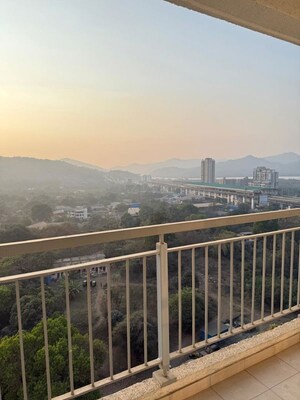 Balcony in 1 BHK Apartment at Metropolis Bayside, Kasarvadavali – for Sale