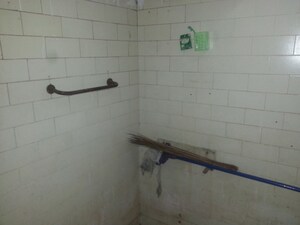 Bathroom in 1 RK Independent House at Rt Nagar – for Rent