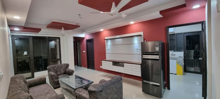 Living Room, logix-blossom-county 2 Bedroom 1040 Sq.Ft. Apartment In Sector 137 Noida 10114426