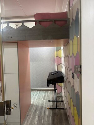 Kitchen in 2 BHK Apartment at LnT Realty Crescent Bay, Parel – for Rent