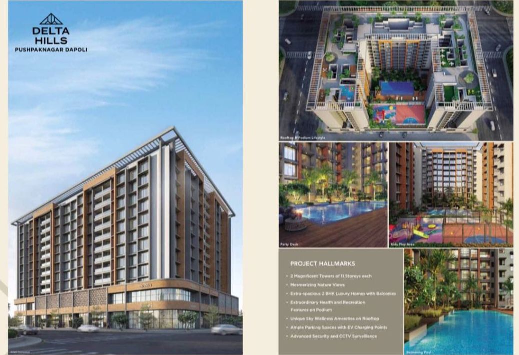 2 BHK Apartment For Sale in Pushpak Nagar