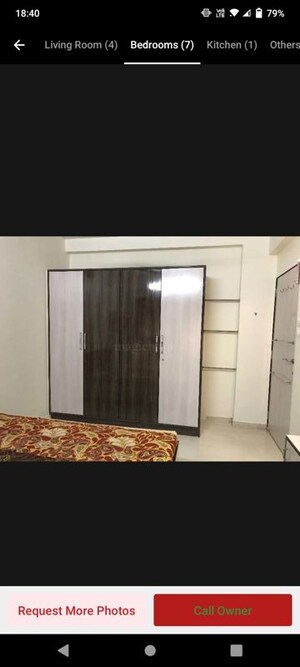 Bedroom in 2 BHK Apartment at Ivory Towers CHS LTD, Bhakti Park – for Rent