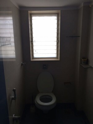 Bathroom in 2 BHK Apartment at Ivory Towers CHS LTD, Bhakti Park – for Rent