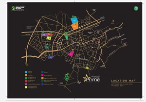 2 BHK Apartment – Map Location View at Signature Global Prime, Sector 63a - for Sale