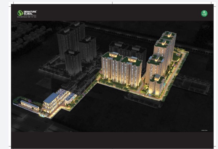 Master Plan, signature-global-prime 2 Bedroom 1232 Sq.Ft. Apartment In Sector 63a Gurgaon 10114804