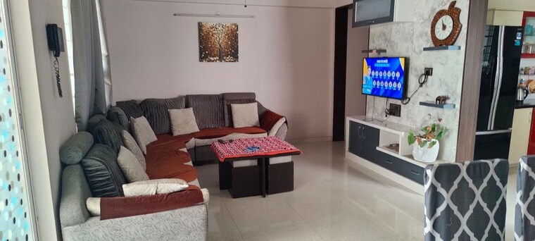 Living Room, antarkar-and-joshi-ram-indu-park 1 Bedroom 650 Sq.Ft. Apartment In Baner Pune 10114928