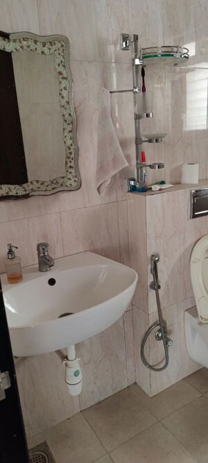 Bathroom in 1 BHK Apartment at Antarkar And Joshi Ram Indu Park, Baner – for Rent