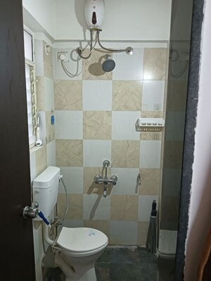 Bathroom in 1 BHK Apartment at Vishrant Society, Vishrantwadi – for Rent