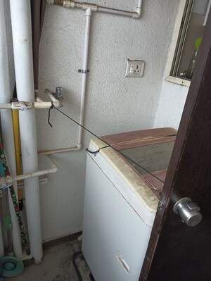 Bathroom in 1 BHK Apartment at Vishrant Society, Vishrantwadi – for Rent