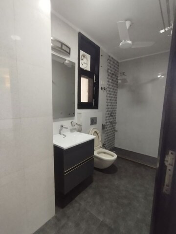 Bathroom in 3 BHK Builder Floor at Shivalik Colony – for Rent