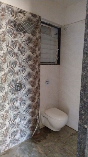 Bathroom in 1 BHK Apartment at Ajinkya CHS Goregaon East, Goregaon East – for Rent