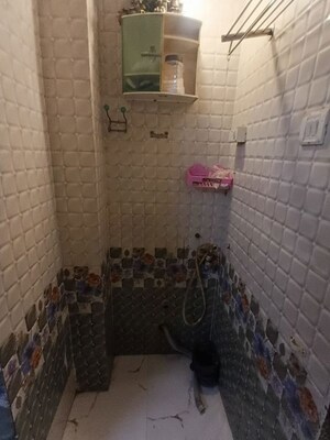 Bathroom in 1 BHK Apartment at Bimbisaar Nagar CHS, Goregaon East – for Rent