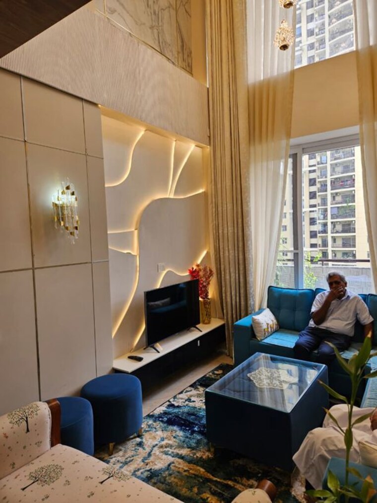 Living Room, dasnac-burj 3 Bedroom 2510 Sq.Ft. Apartment In Sector 75 Noida 10115446