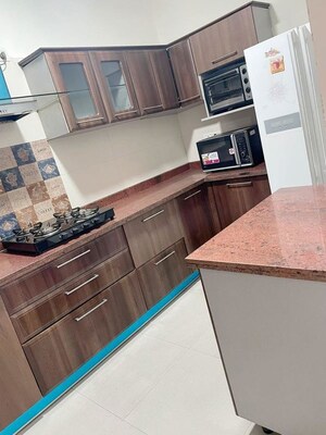 Kitchen in 3 BHK Apartment at Emaar MGF Emerald Hills, Sector 65 – for Rent