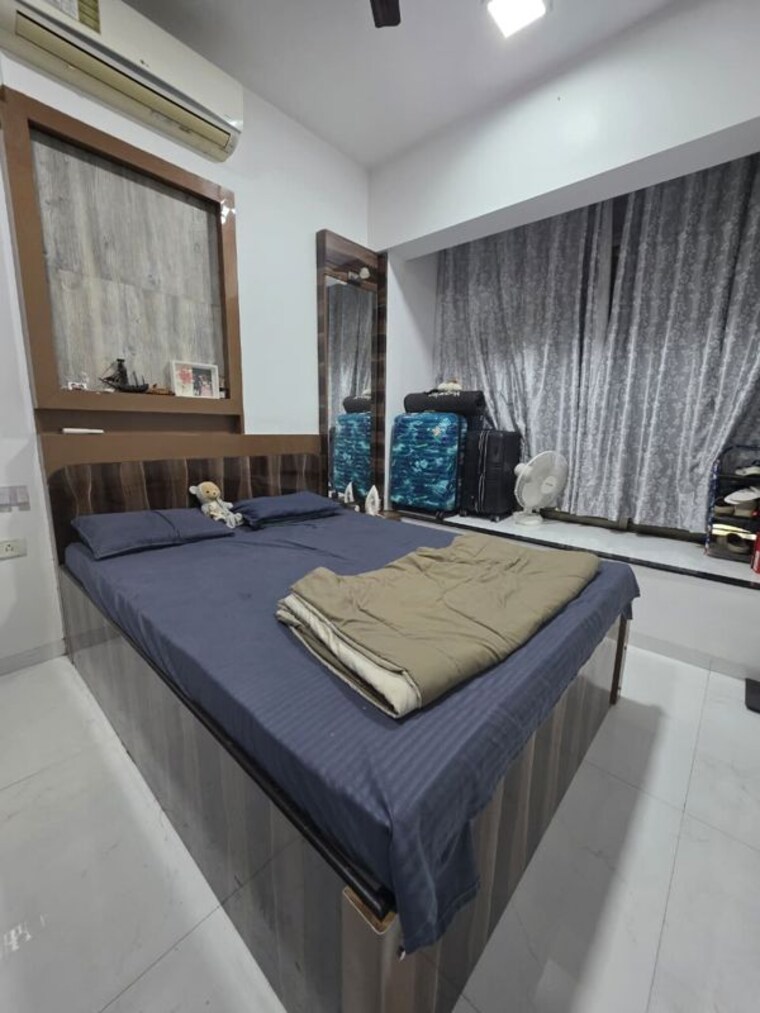 Bedroom, sheth-vasant-athena 2 Bedroom 700 Sq.Ft. Apartment In Laxmi Nagar Thane 10115569