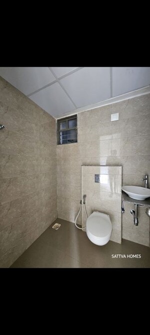 Bathroom in 3 BHK Apartment at Sankalp Gwala, Ambli – for Rent