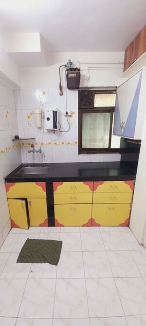 Kitchen in 1 BHK Apartment at Shreerang CHS, Shrirang Society – for Rent