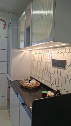 Kitchen in 1 BHK Apartment at Ashar Metro Towers, Vartak Nagar – for Rent