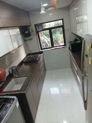 Kitchen in 1 BHK Apartment at Nalanda CHS, Vashi Sector 17 – for Rent