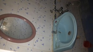 Bathroom in 1 BHK Independent House at Rt Nagar – for Rent