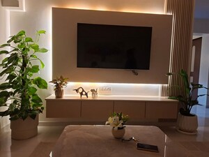 Living Room in 2 BHK Apartment at Platinum Life, Andheri West – for Rent
