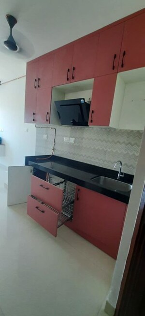Kitchen in 1 BHK Apartment at Lodha Crown Quality Homes, Majiwada – for Rent