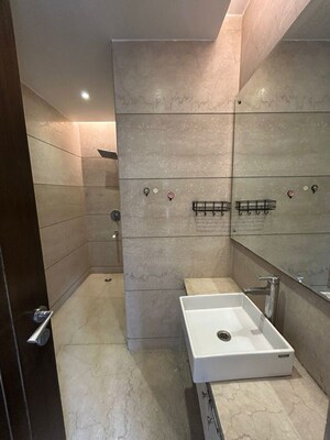 Bathroom in 3 BHK Builder Floor at Green Park – for Rent