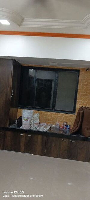 Kitchen in 1 RK Apartment at Saiwadi CHS, Andheri East – for Rent