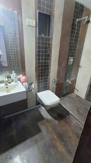 Bathroom in 2 BHK Apartment at Vastrapur – for Rent