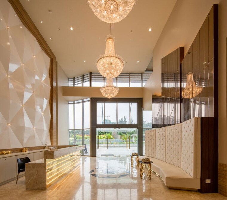 Living Room, amanora-gateway-towers 3 Bedroom 1980 Sq.Ft. Apartment In Hadapsar Pune 10115769