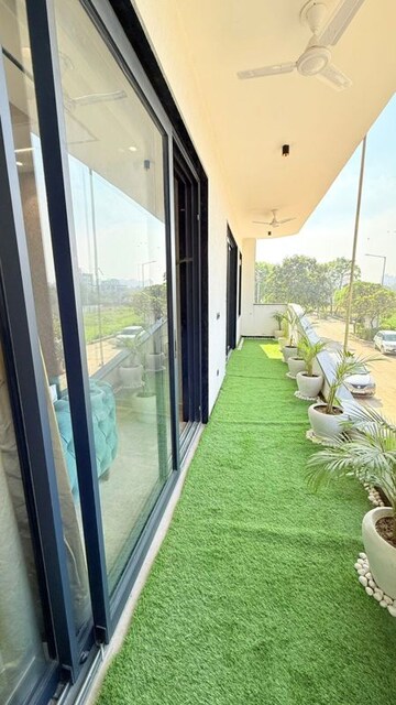Balcony in 4 BHK Builder Floor at Ansal API Esencia, Sector 67 – for Sale
