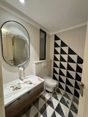 Bathroom in 4 BHK Builder Floor at Ansal API Esencia, Sector 67 – for Sale