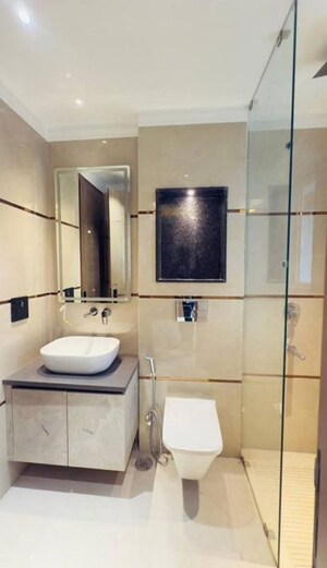 Bathroom in 4 BHK Builder Floor at Auram Floor, South City 2 – for Sale